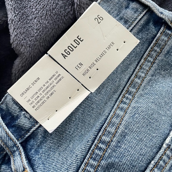 Agolde Fen High Rise Relaxed Taper in Wander NWT NBW - Picture 7 of 10